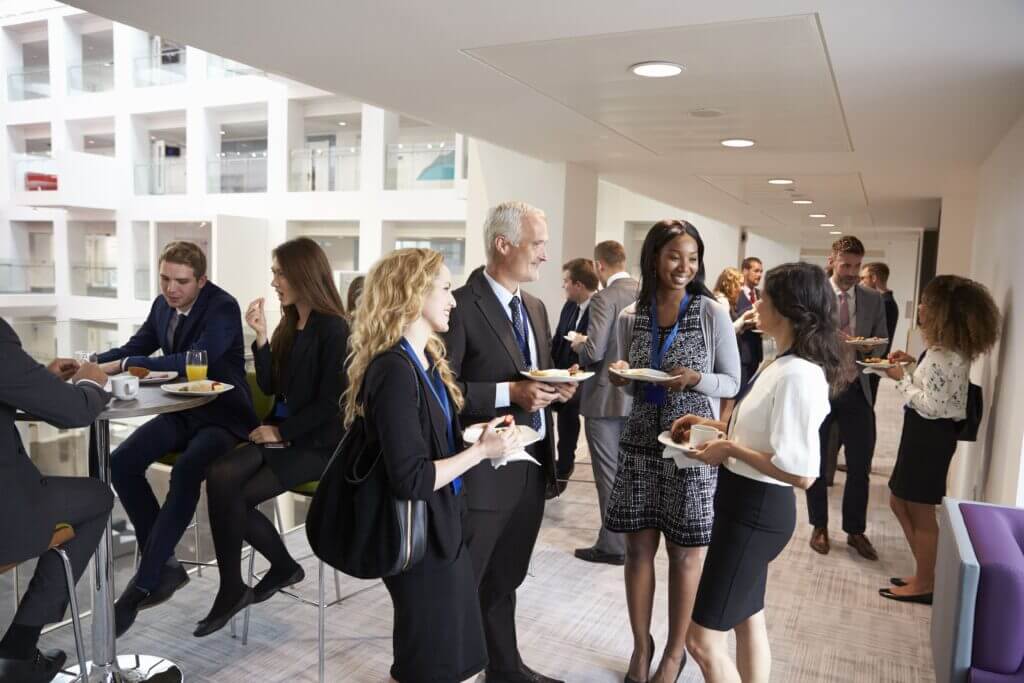 delegates networking during conference lunch break 2023 11 27 05 21 17 utc min